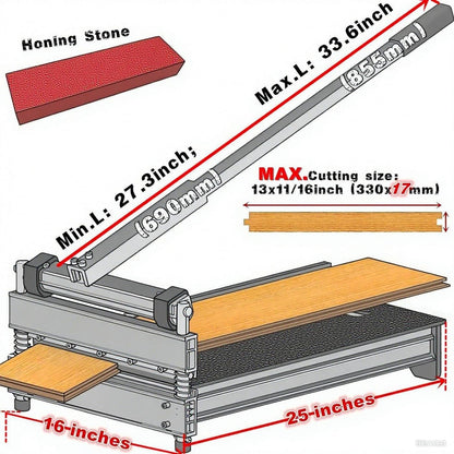 Laminate Vinyl Floor Cutter Tool 330mm Heavy Duty Engineered Hardwood 17mm UK