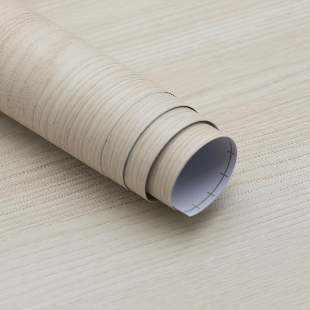 Wood Wallpaper Peel Stick Contact Paper 60x500cm Beige Warm Wood Grain Matte