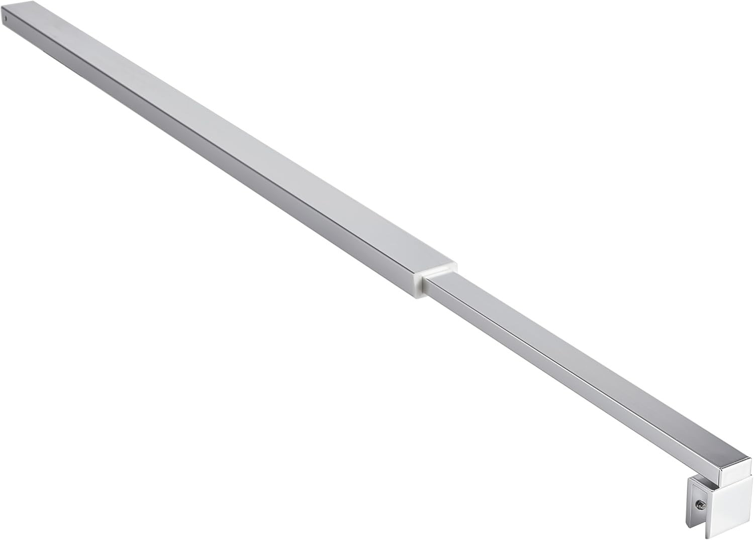 Shower Screen Support Bar Telescopic Chrome 700-1300mm Wet Room Glass 6-10mm