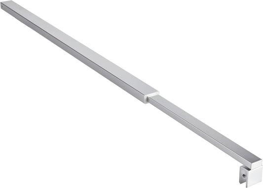 Shower Screen Support Bar Telescopic Chrome 700-1300mm Wet Room Glass 6-10mm
