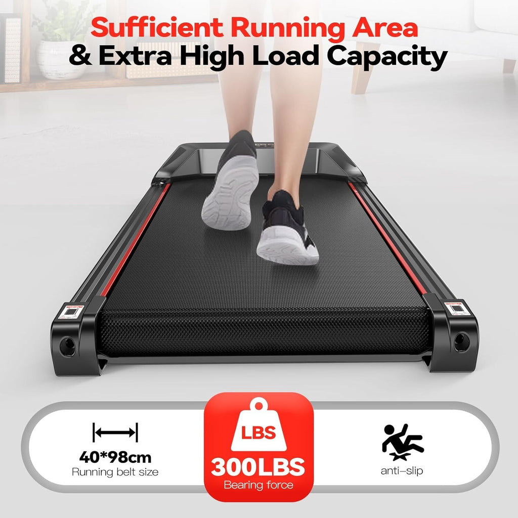 Sperax Walking Pad Treadmill for Home - Under Desk Treadmill Remote Control LED