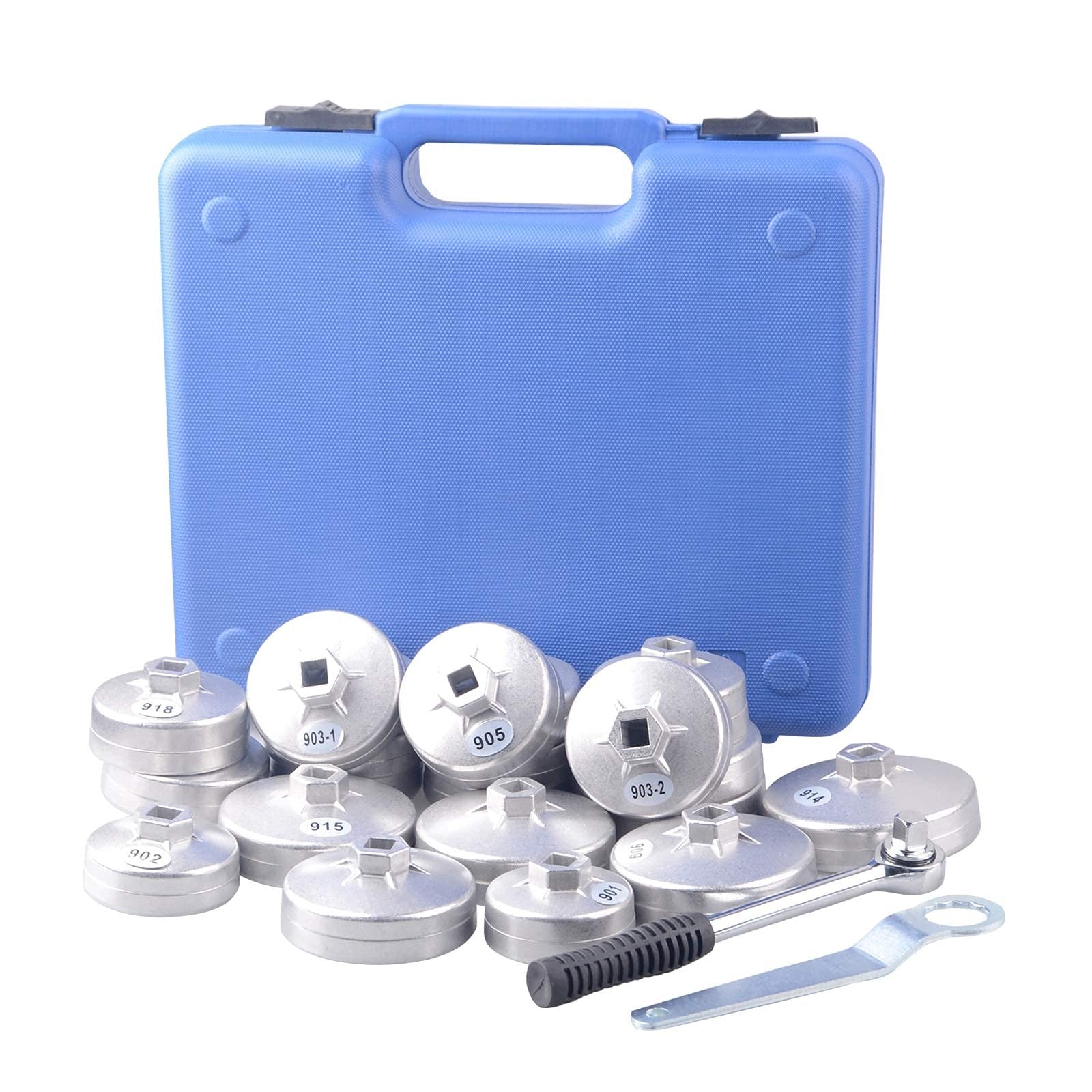 DAYUAN YT-97937 23pcs Aluminum Alloy Cup Type Oil Filter Cap Wrench Socket