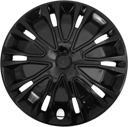 Car Wheel Trim Hubcap 15 Inch Black Universal Plastic Hub Cap Cover Spoke Clip