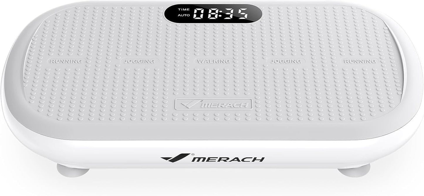 Merach 2440 Vibration Plate Exercise Machine 13mm Amplitude 200kg Bluetooth Grey