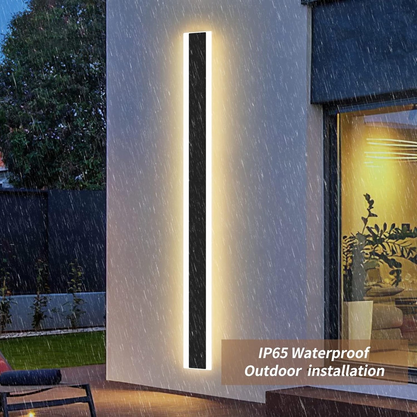 Outdoor Wall Light LED 100cm 35W 3000K Warm White IP65 Waterproof