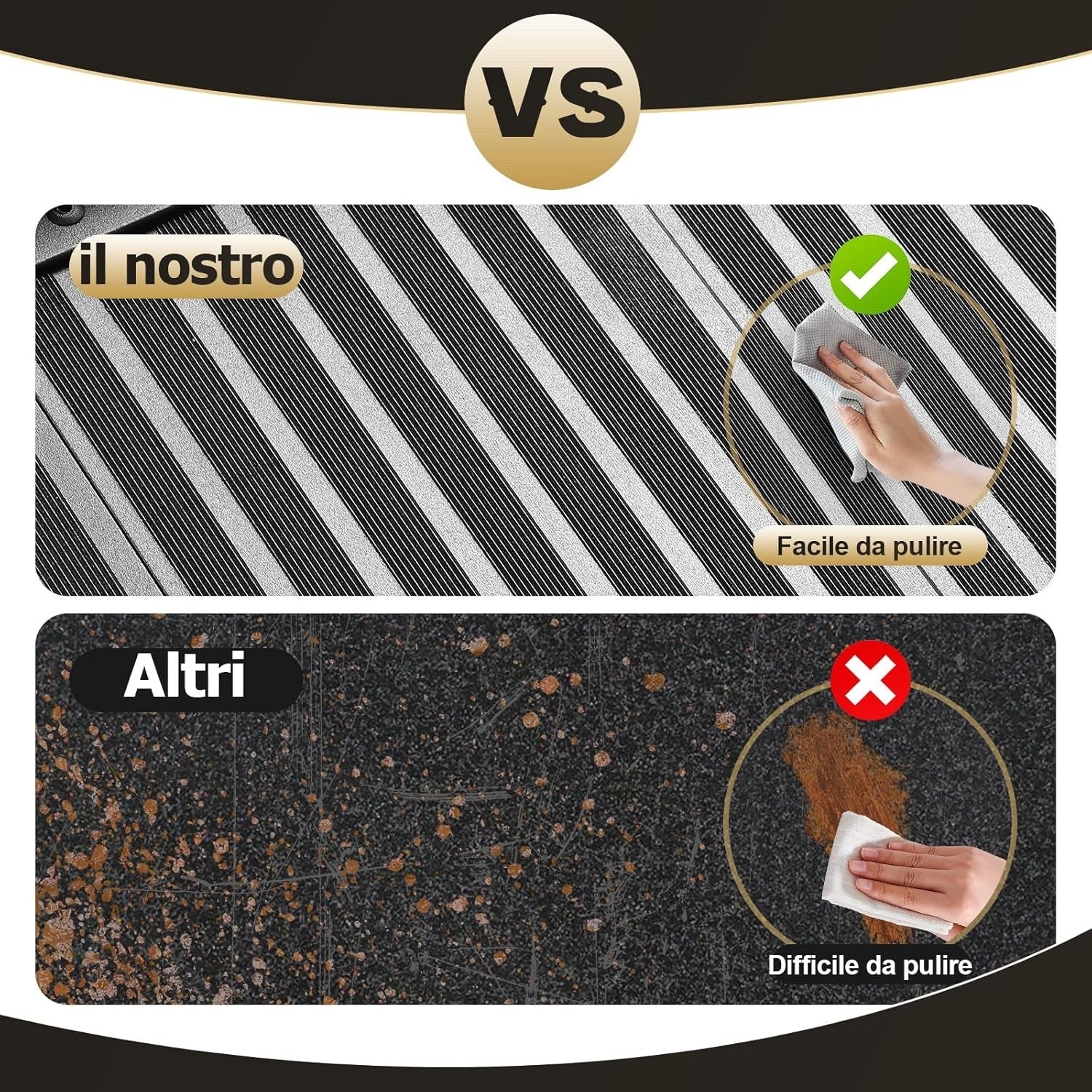 Gardhom Folding Wheelchair Ramp 214x72cm Non-Slip Heavy Duty 800lbs