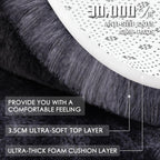 240x340cm Dark Grey Shaggy Area Rug Soft Washable Anti Slip Living Room