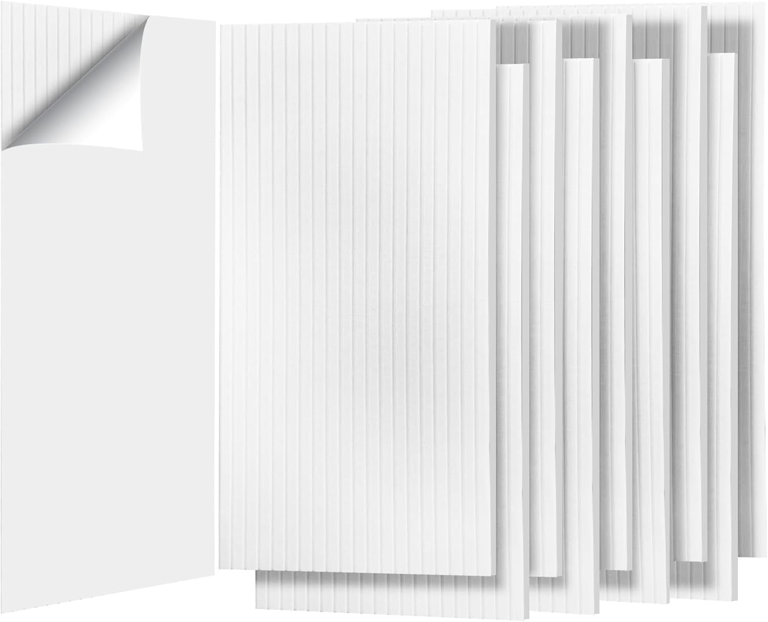 Acoustic Panels 10 Pack 47x24 in Soundproof Wall Panels Self Adhesive Foam