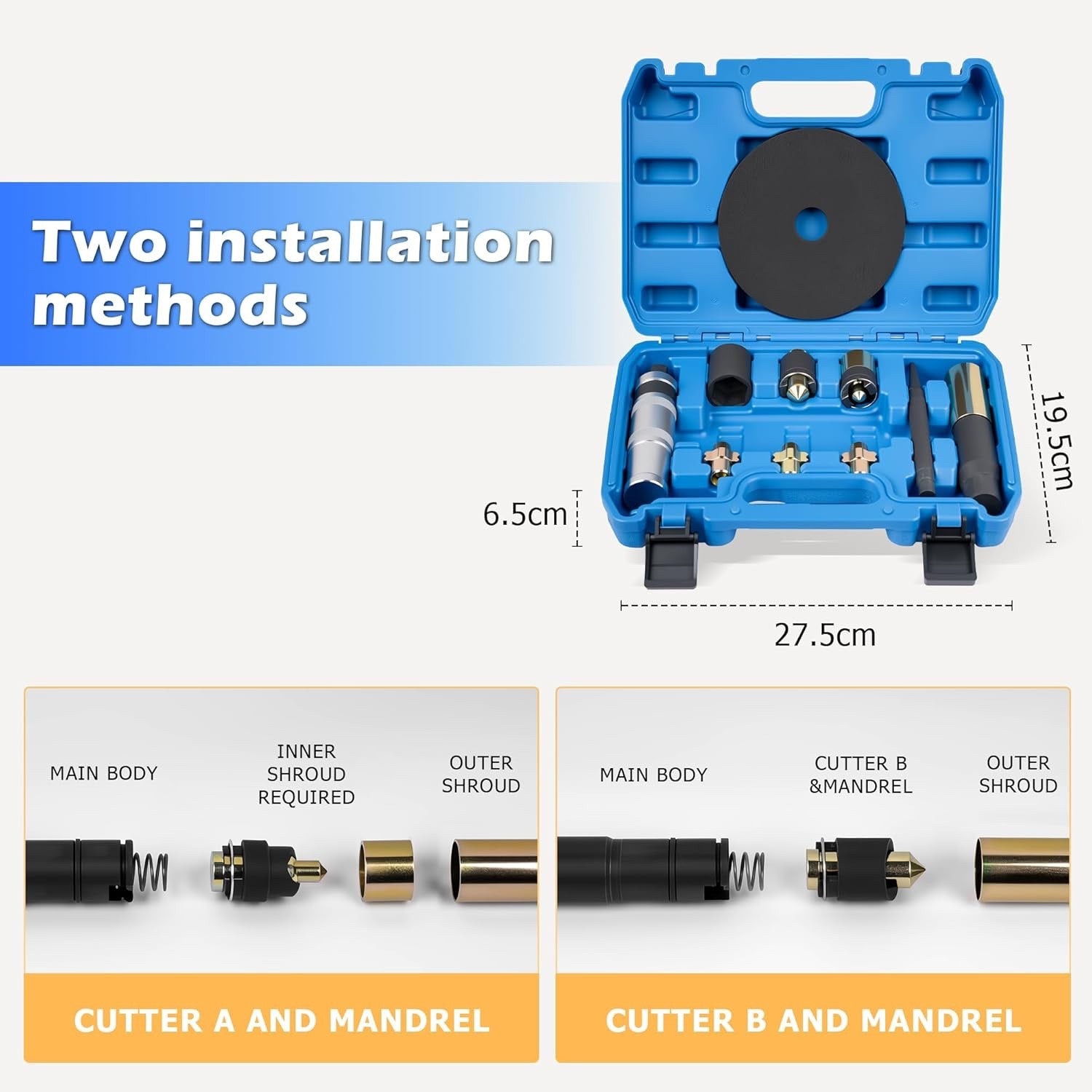 Locking Wheel Nut Removal Tool Set Master Lug Nut Remover Kit