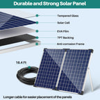 Biling 35W Solar Pond Fountain 1500L/H Solar Powered Water Pond Fountain Pump