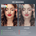 ELEGANT LED Bathroom Mirror 500x700mm Shaver Socket Demister Touch