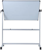 Viz Pro Double Sided Magnetic Mobile Whiteboard Revolving Aluminium 150x90cm
