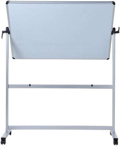 Viz Pro Double Sided Magnetic Mobile Whiteboard Revolving Aluminium 150x90cm