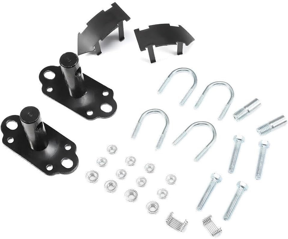 GEARCELL Universal Car Seat Armrest Adjustable 0-120° Left Right Black