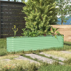 Raised Garden Bed Outdoor Planter Box Anti-Rust Steel Vegetables Flowers