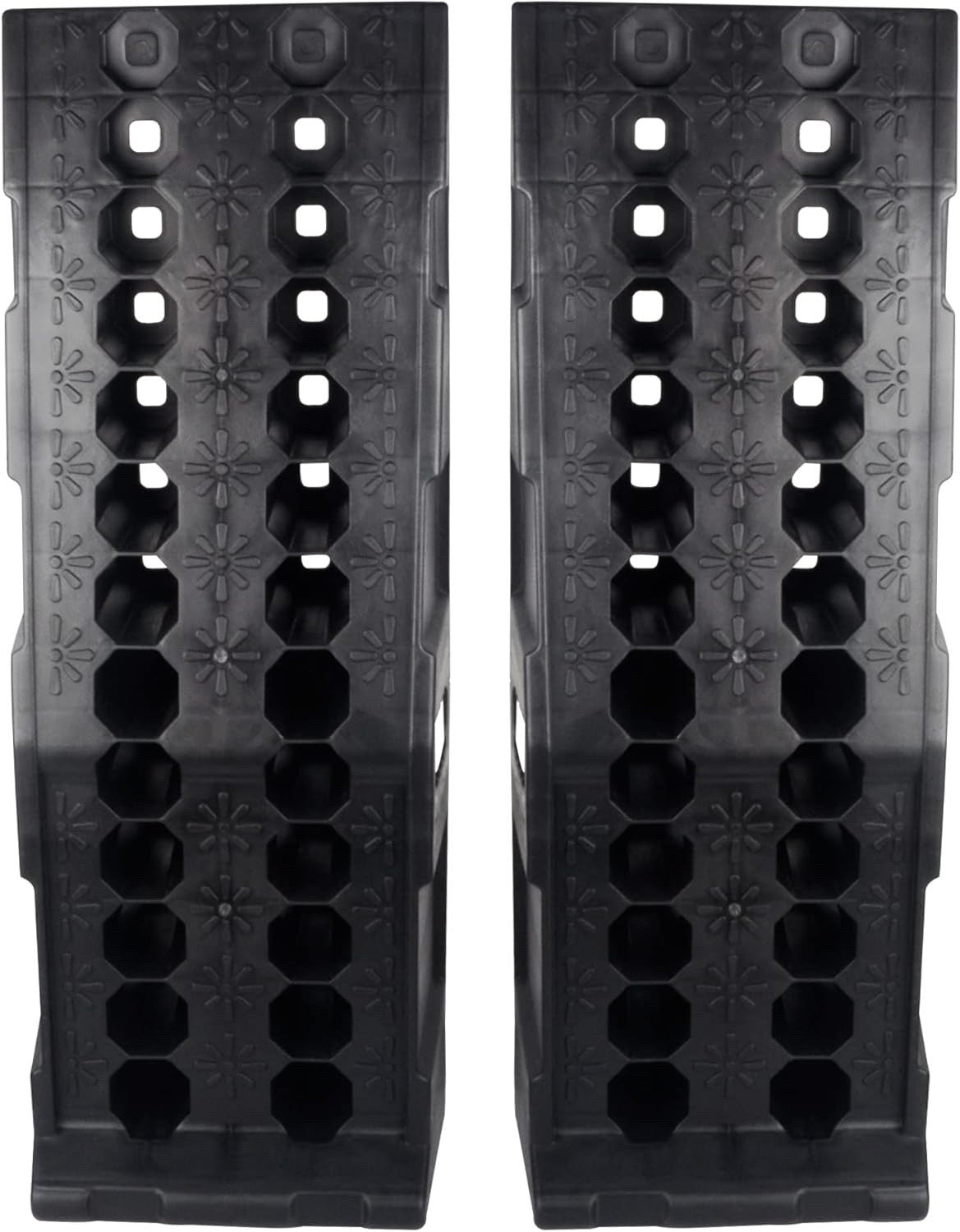 2pc 7 Ton Car Ramps Heavy Duty Plastic Lift Ramps Garage Service Repair Set