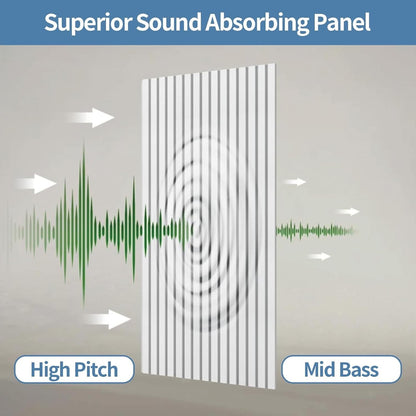 Acoustic Panels 10 Pack 47x24 in Soundproof Wall Panels Self Adhesive Foam