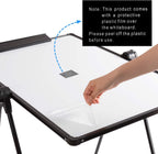 Magnetic Whiteboard 90x60cm Double Sided Height Adjustable Stand Easel