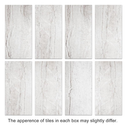 Self Adhesive Floor Tiles Stone Effect Vinyl Flooring Peel Stick 61 x 30.5 cm