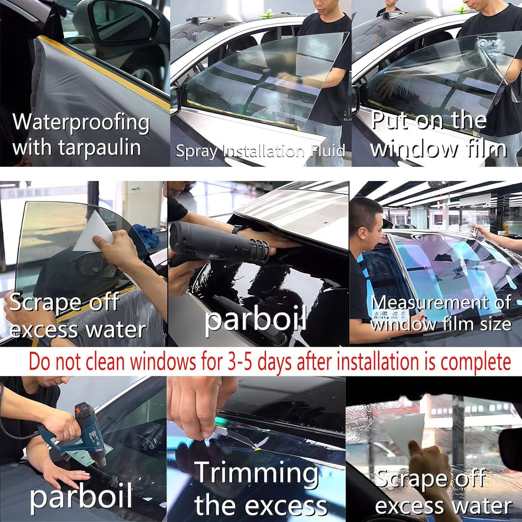 XhuangTech Car Window Tint Film 67% VLT Chameleon Car Window Tint Film