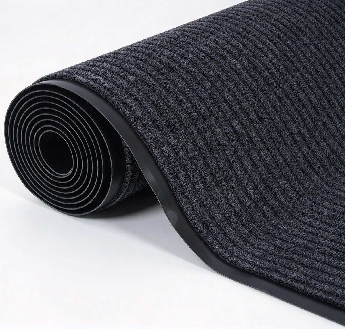 Hallway Runner Carpet Rug 300x90cm Grey Non Slip Rubber Backed Washable Floor