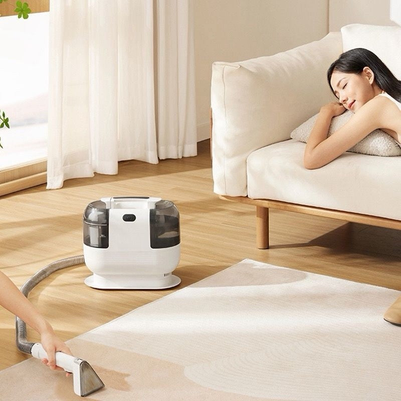 Carpet Cleaner Upholstery Sofa Spot Cleaning Machine 500W 18kPa Portable 2 Tank