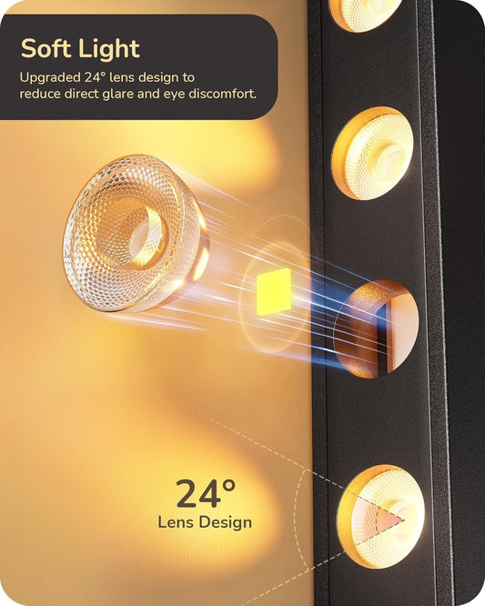 LED Floor Lamp Dimmable Corner Standing Light Remote Control 2700K-6500K Home