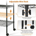 Simple Deluxe 5-Shelf Heavy Duty Storage Shelving Unit, With Height Adjustable S