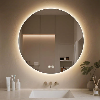 LED Bathroom Mirror Lights 50cm Asymmetric Backlit Anti Fog Dimmable 3 Colours