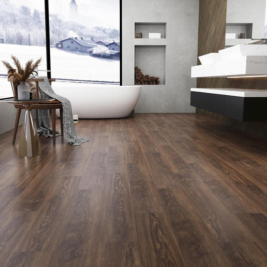 Vinyl Flooring Planks Self Adhesive 5.02m² 36 Pack 2mm Waterproof Wood Effect