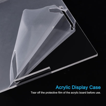 Acrylic Display Case Box Clear 36x36x26cm Dustproof Collectibles Figure Showcase