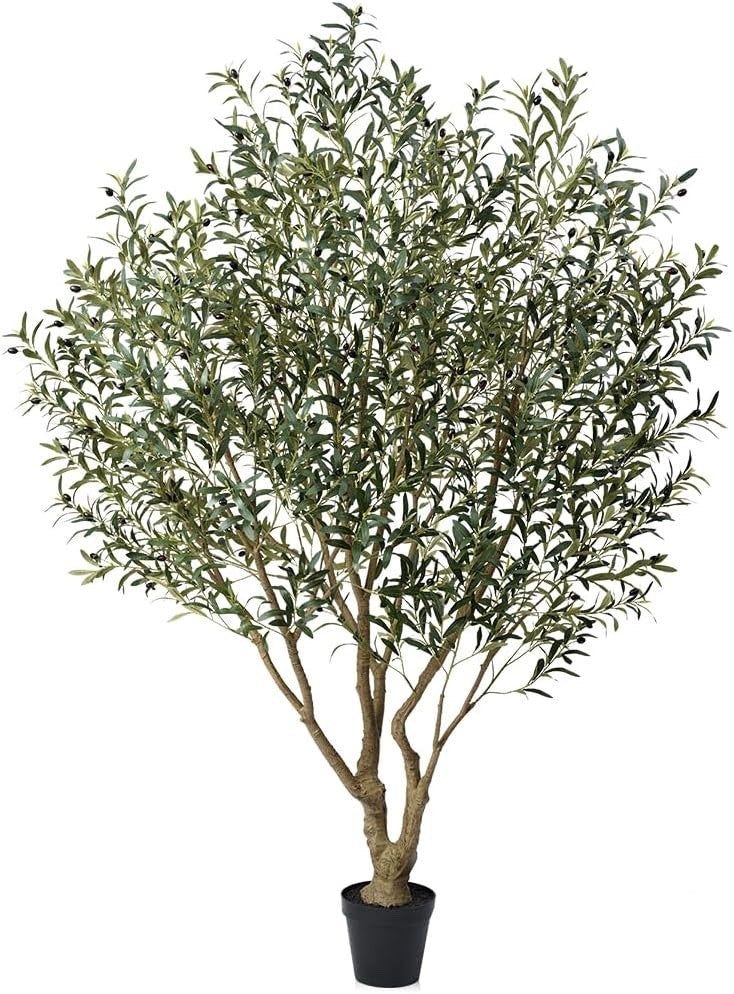 VeriNatural 240cm Artificial Olive Tree Large Faux Plant Indoor Outdoor