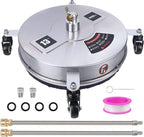 13" Heavy Duty Pressure Washer Surface Cleaner for Deck Driveway 4000PSI