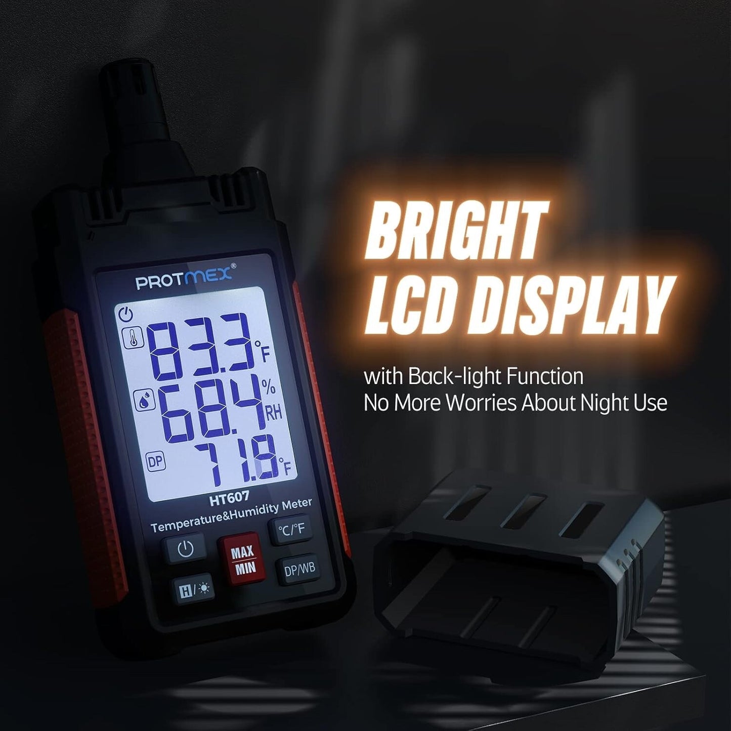 Protmex HT607 Temperature Humidity Meter High Precision Digital Hygrometer