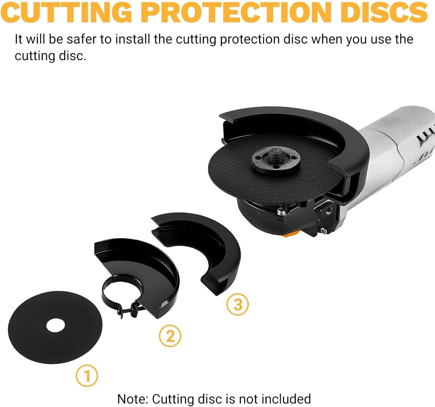 Angle Grinder 900W 115mm 12000RPM Electric Cut Off Tool Metal Steel Polish Disc