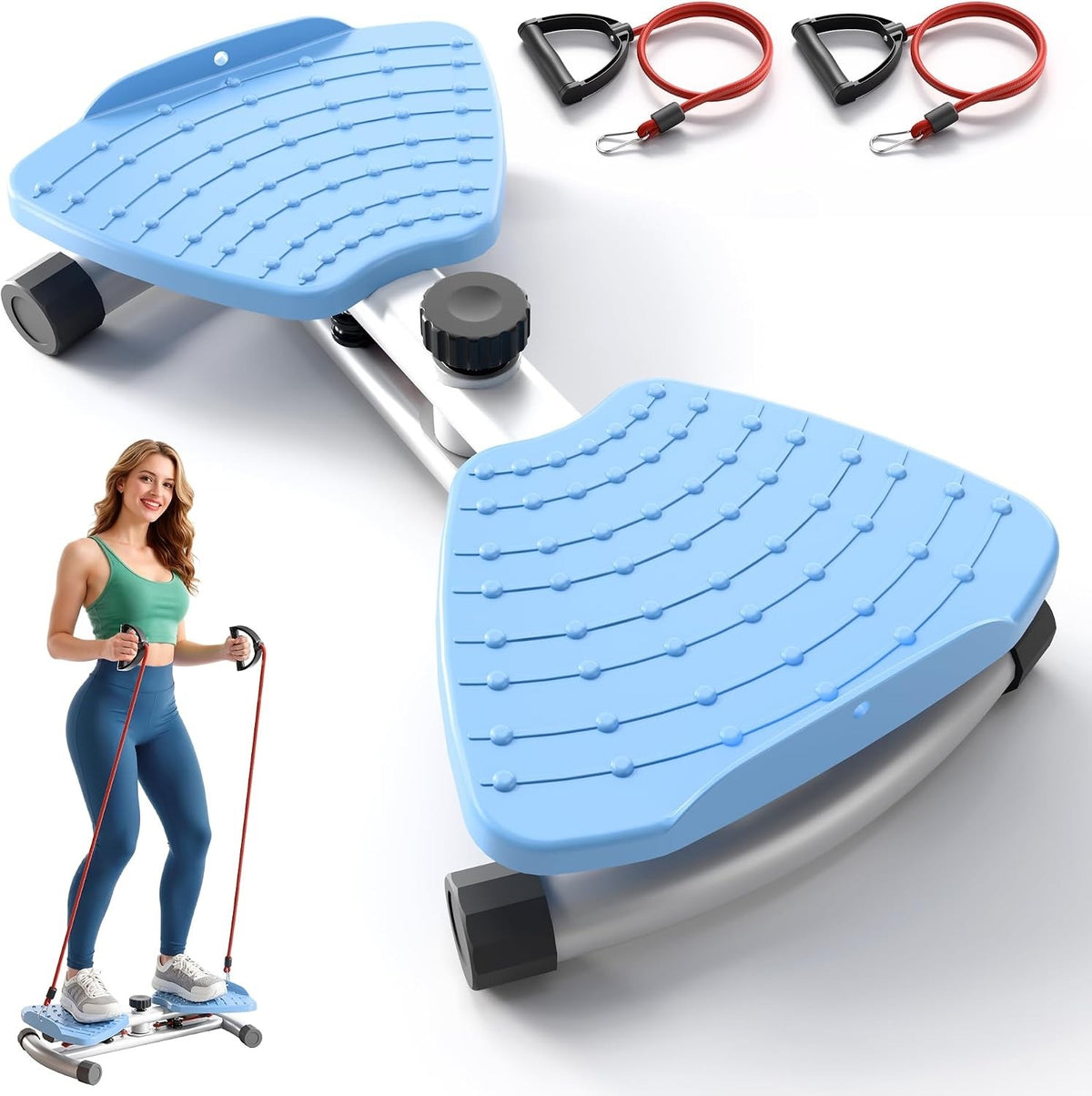 Ab Machine Waist Twister Exercise Board Home Gym Core Workout Non Slip 380lbs