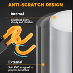 Twin Bar Steering Wheel Lock Anti Theft Universal Car Security Device