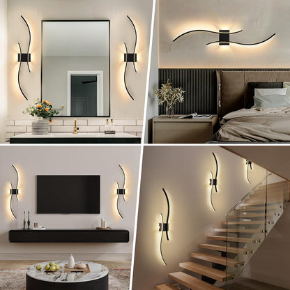 Rechargeable Wall Sconce Lights 100cm Wireless Set of 2 Remote Control Dimmable