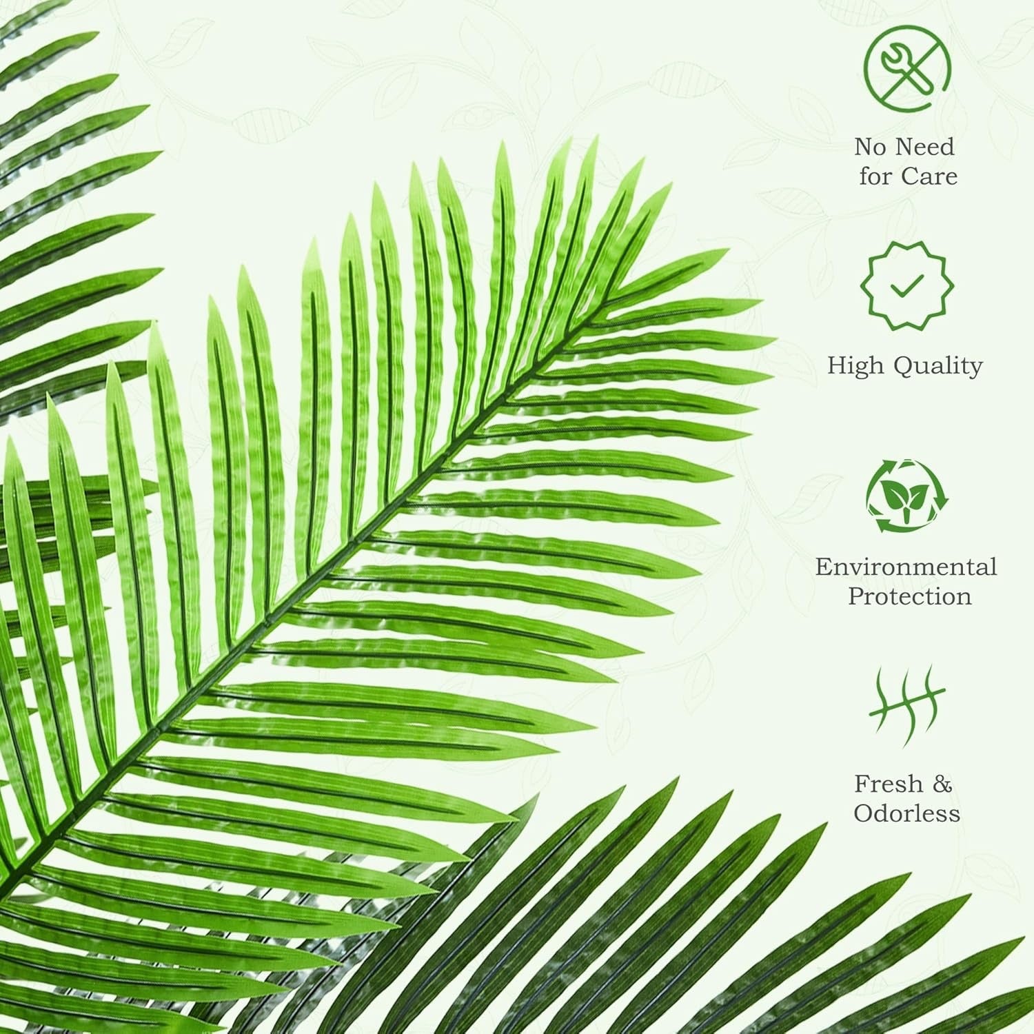 Artificial Palm Tree 180cm Tall Areca Fake Plant White Pot Indoor Home Decor