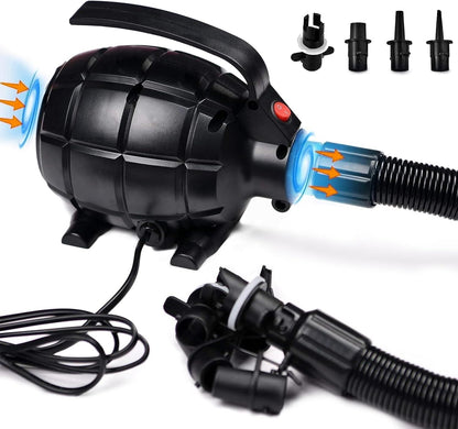 RISINGUKST Electric Air Pump Inflatable Pump 600W High Power Electric Pump