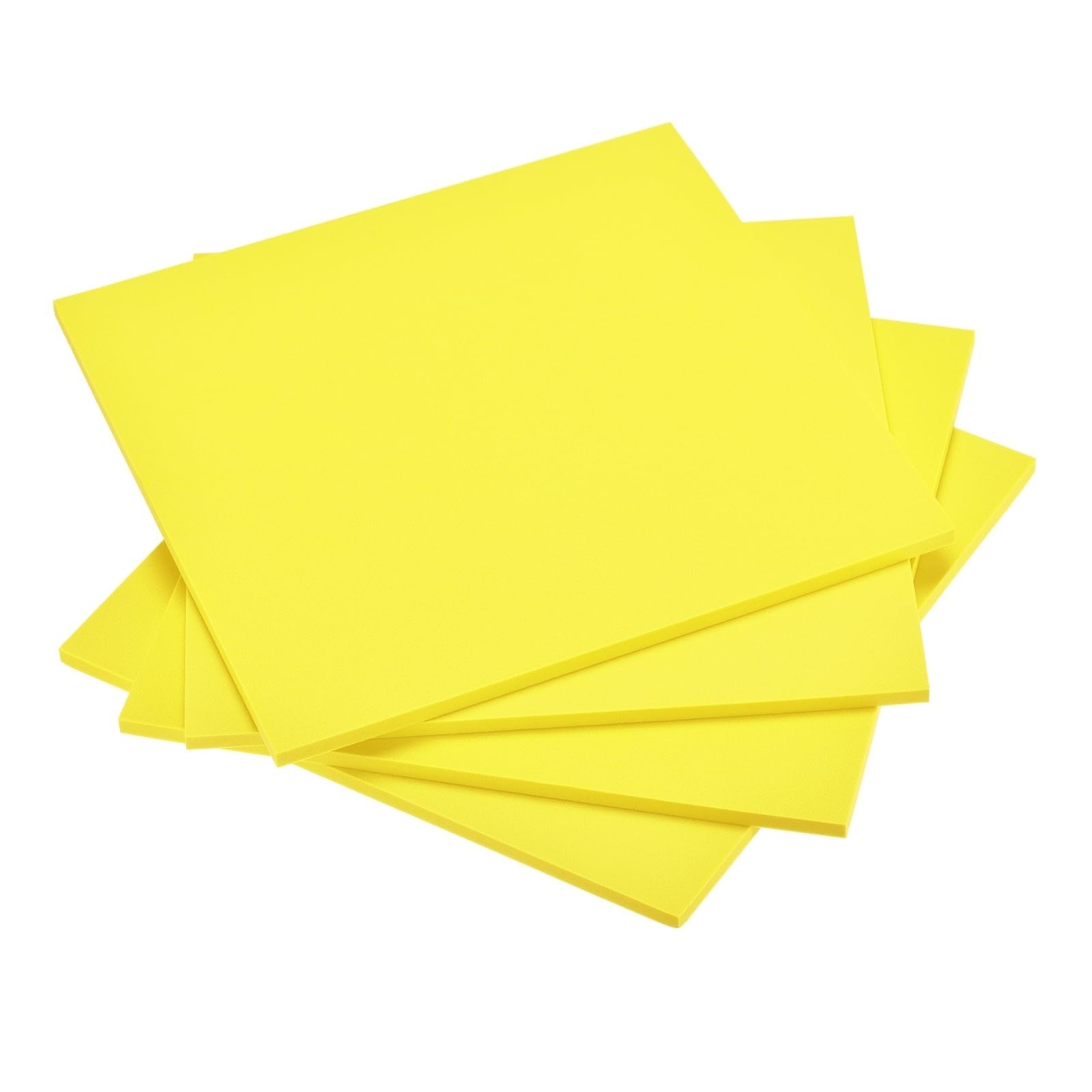 DMiotech 4 Pack 9.8 x 9.8 Inch 7mm Thick EVA Foam Sheets Yellow