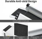 2PCS 7FT Telescopic Wheelchair Ramps Portable Adjustable 272KG Heavy Duty