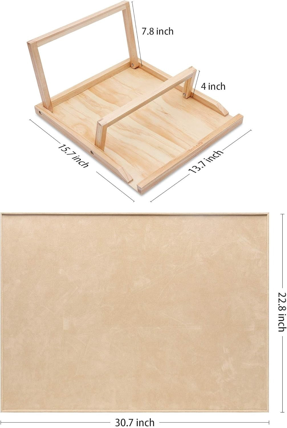 1000pc Jigsaw Puzzle Board w Stand Adjustable Table Flannel Surface