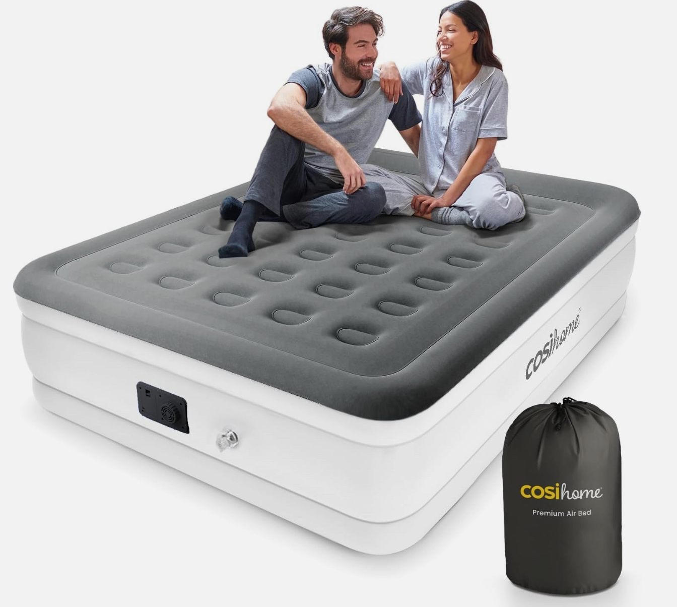 Cosi Home Premium King Size Air Bed with Built in Pump Blow Up Mattress