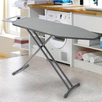 Foldable Ironing Board 131x33cm Adjustable Height Non Slip Legs Iron Rest