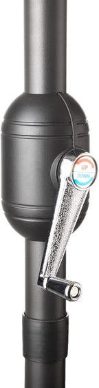 2.7m Round Garden Parasol Push Button Tilt Outdoor Patio Umbrella Green