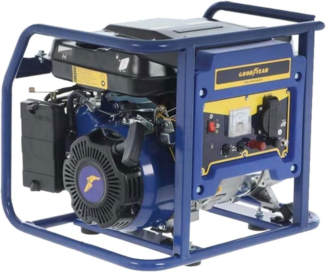 Goodyear generator 94 cm3  4t OHV 2.5 HP petrol. 1000 W 230 V AVR