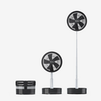 Rechargeable Portable Fan 10000mAh USB Telescopic Travel Desk Fan