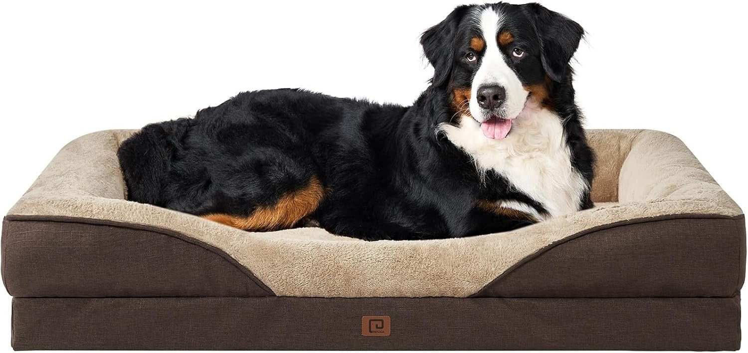 Orthopedic Memory Foam Dog Bed Sofa Waterproof Liner Medium 76x51cm