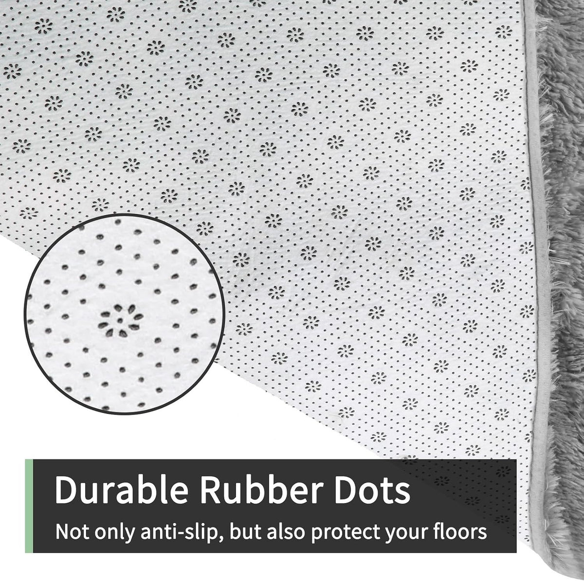 Shaggy Rug Large Living Room Carpet 300x425cm Light Grey Lantern Non Slip Soft